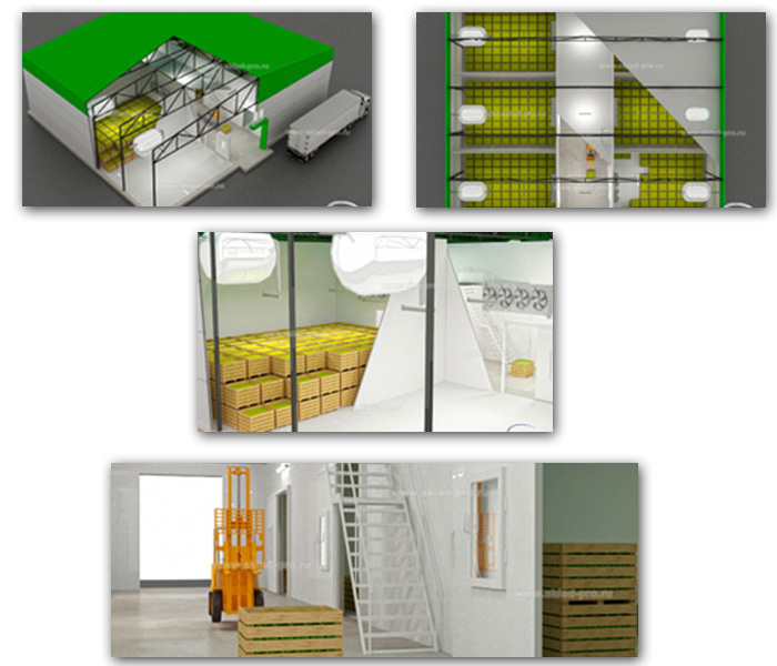 Использование холода в овощехранилищах (фруктохранилищах)